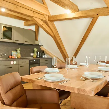 Wood World Luxury Ii Massage - Bergblick - Parken - Kueche - Light Show - Trampolin Apartament Markdorf